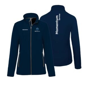 Chaqueta softshell azul mujer BMW
