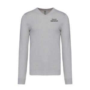 K965 - Jersey pico gris Stellantis hombre