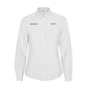 Camisa Oxford blanca mujer
