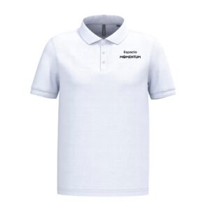 K254 - Polo Stellantis blanco manga corta hombre