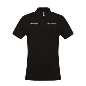 Polo BYD manga corta negro hombre