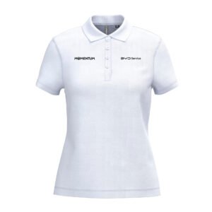 Polo BYD manga corta blanco mujer
