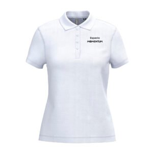 K255 - Polo Stellantis blanco manga corta mujer